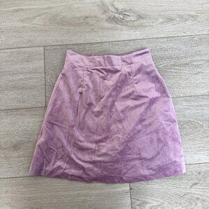Elegant Purple Velvet Skirt – Soft & Luxuriously Lined!